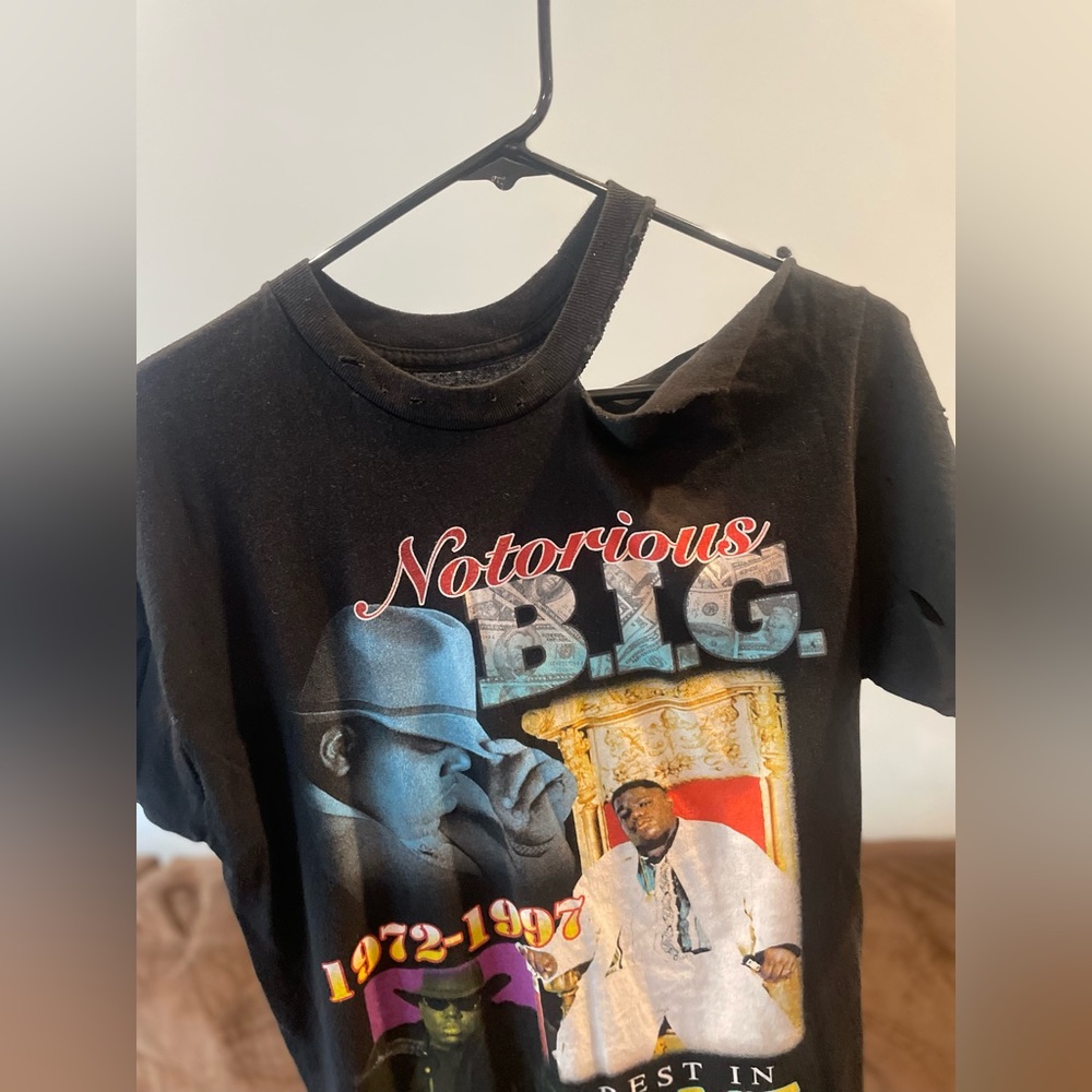 Custom notorious B.I.G. T-shirt size M